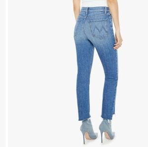 NWT Loafers and Lassos Mother High Waisted Rider Ankle Step Fray 31